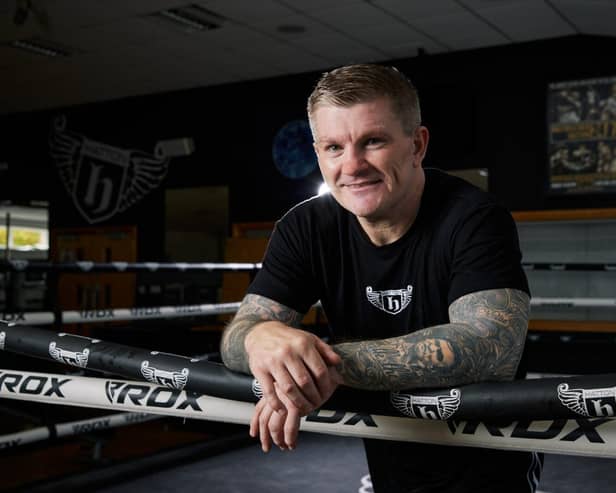 Ricky Hatton had eye surgery at Optegra
