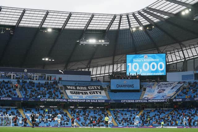  Ten thousand supporters attended City’s last game of 2020/21. Credit: Getty.  