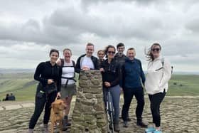 Some of the DJH team in training for the Three Peaks