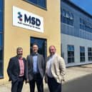 (l-r) Richard Daly (MSD Accountants), James Beardmore (DJH) and Brendan Murtagh (MSD Accountants)