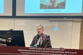 Dr Ann Johnson at the university of Manchester