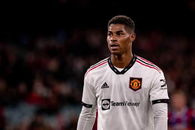 Marcus Rashford (27) could surpass Juan Mata (30) as highest appearance maker in the compeition this season. Credit: Getty. 