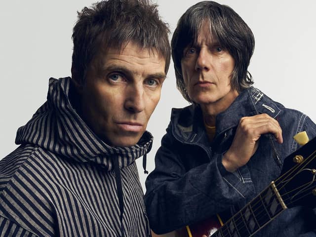 Liam Gallagher and John Squire. Picture: Tom Oldham