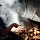 Jerk chicken is only authentic when cooked in a drum (Picture: Miles Willis/Getty Images)
