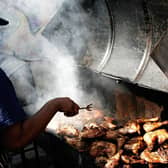 Jerk chicken is only authentic when cooked in a drum (Picture: Miles Willis/Getty Images)