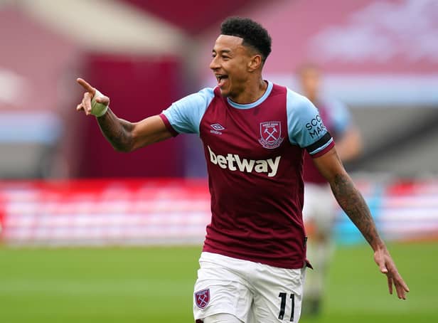 <p>Jesse Lingard in action for West Ham. </p>