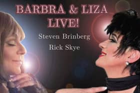 Barbra and Liza Live! banner