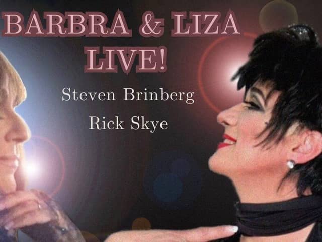 Barbra and Liza Live! banner