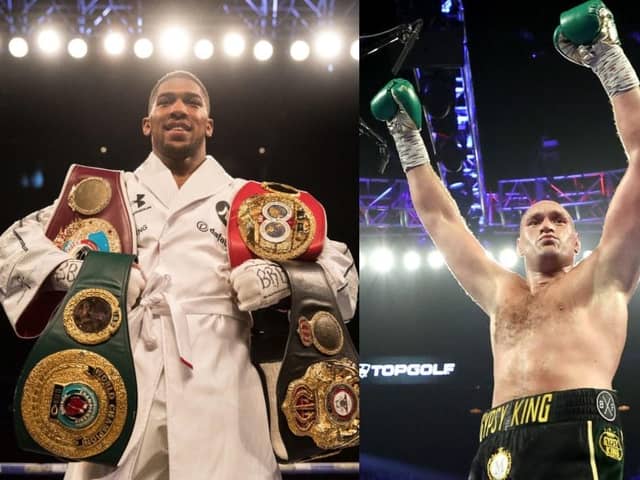 The proposed tournament could be forced to evolve to showcase a long awaited fight between Tyson Fury (right) and Anthony Joshua (left) - (Photo: Getty Images)