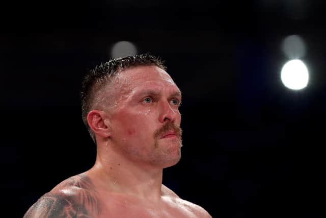Oleksandr Usyk is only missing Tyson Fury's WBC title from his collection 