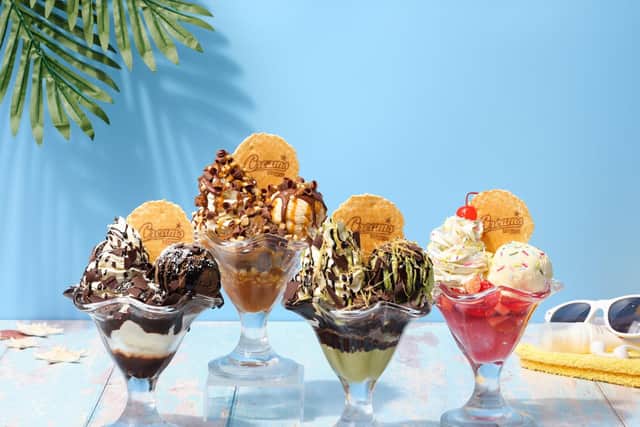 Creams Cafe's summer sundae collection