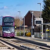 The current vehicles on the Leigh guided busway
