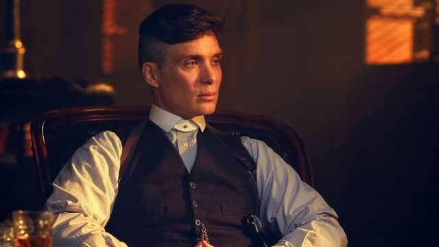 British period crime drama. Lead character Thomas Shelby.