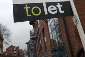 Residential property in York with the to let signs showing, as Paragon, the UK's third largest buy-to-let mortgage firm said it was facing funding uncertainties.