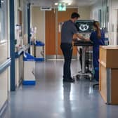 A general view of staff on a NHS hospital ward at Ealing Hospital in London. Picture date: Wednesday January 18, 2023.