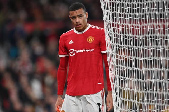 Manchester United forward Mason Greenwood. Picture: Paul Ellis/ AFP via Getty Images
