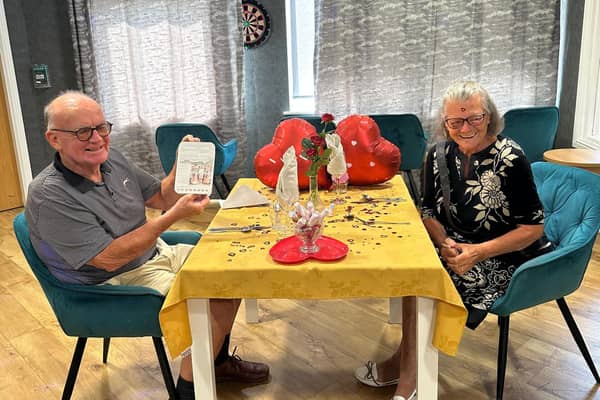 Residents Marjorie and Alan Greenwood at HC-One’s Ash Tree House Care Home marked their 51st wedding anniversary