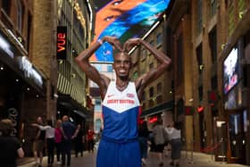 Mo Farah from Madame Tussauds Blackpool at Printworks in Manchester