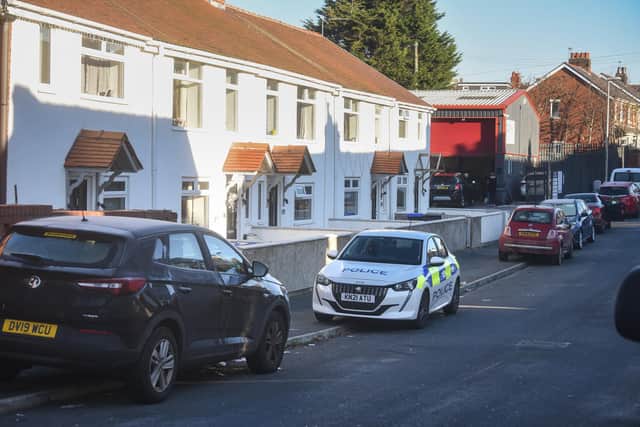 Police were called to the house in Brun Grove at 8.15am on Wednesday (December 7) after reports a toddler had been attacked, suffering facial and neck injuries