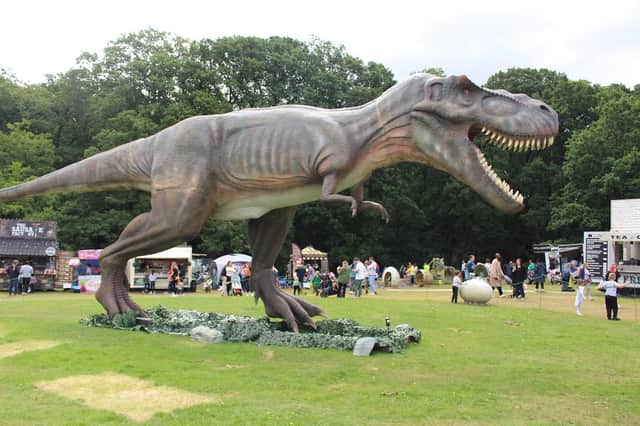 The fun day out will feature not one but two life-sized T Rex dinosaurs