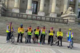 At the half way at Bolton town centre