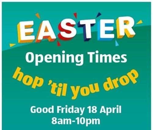 Aldi Opening Times