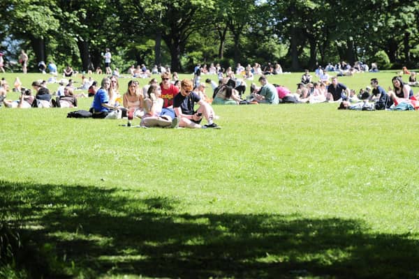 Many got out bright and early this morning to take full advantage of the fine weather.