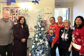 MP Yasmin Qureshi with the team at HC-One’s Meadow Bank House Care Home