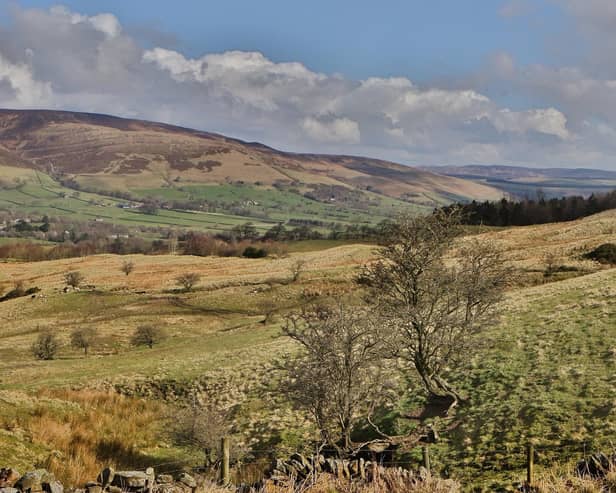 Edale is an ideal base for hiking trips. The village is located at one end of the Pennine Way and near to Kinder Scout, the highest point in the Peak District. It is easily reached by train, with services on the Hope Valley line between Sheffield and Manchester stopping at Edale.
