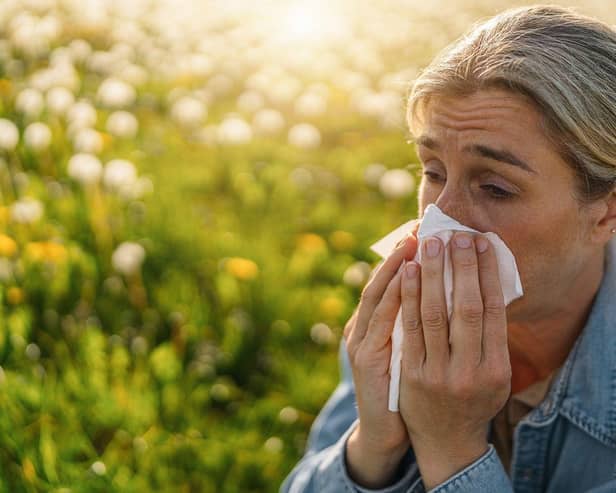 Sneezing and itchy eyes are common symptoms of hay fever