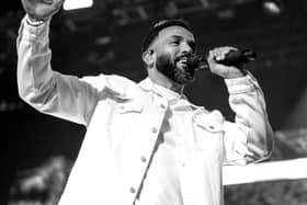 Craig David on stage in Scarborough. photo: Cuffe & Taylor