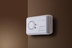 A carbon monoxide alarm.