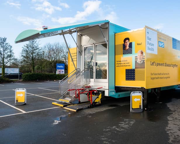 An Our Future Health mobile clinic