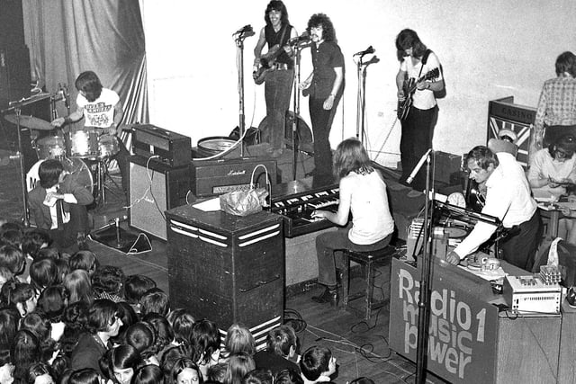 RETRO 1970 Wigan Casino Club hosted The BBC Radio One show with top DJs entertaining an army of adoring fans.