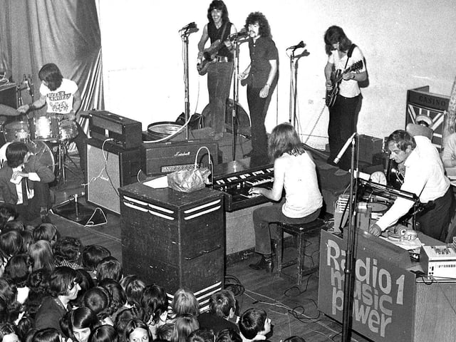 RETRO 1970 Wigan Casino Club hosted The BBC Radio One show with top DJs entertaining an army of adoring fans.