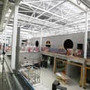Wigan’s new market hall is under construction