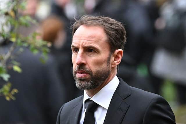 Gareth Southgate was in attendance at Manchester Cathedral.