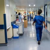 A general view of staff on a NHS hospital ward at Ealing Hospital in London. Picture date: Wednesday January 18, 2023.