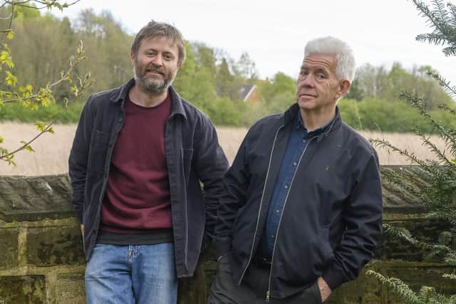 Photographer Andrew Brooks and poet Ian McMillan credit Jackson Brooks