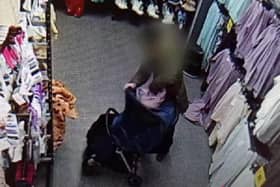  'Brazen' shoplifter hides stolen goods in a pushchair