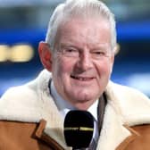 Pictured is former Sheffield Morning Telegraph reporter and retired BBC Match of the Day football commentator John Motson who has died aged 77. Courtesy of PA Images/PA Wire.