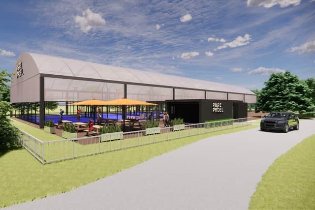 Render of Pure Padel Lightwater