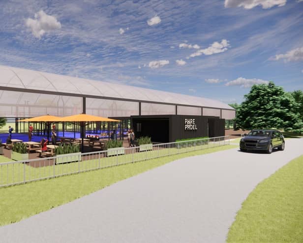 Render of Pure Padel Lightwater