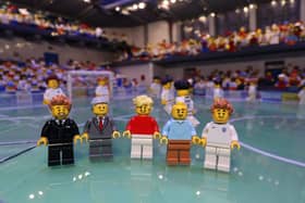 England's greatest (L-R: David Beckham, Bobby Charlton, Bobby Moore, Alan Shearer, Harry Kane)