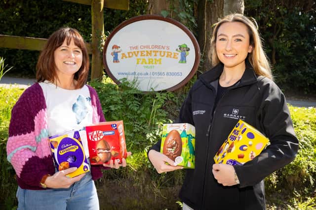 DWNW - CAFT 100425 032 - Liv Jones visited CAFT following the donations of £3,000 and Easter egg