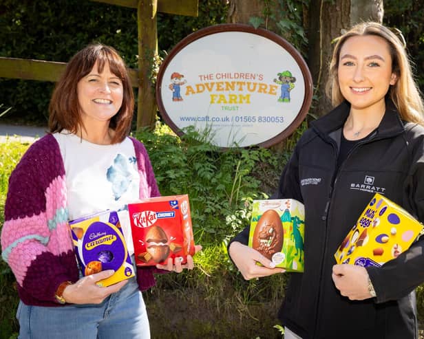 DWNW - CAFT 100425 032 - Liv Jones visited CAFT following the donations of £3,000 and Easter egg