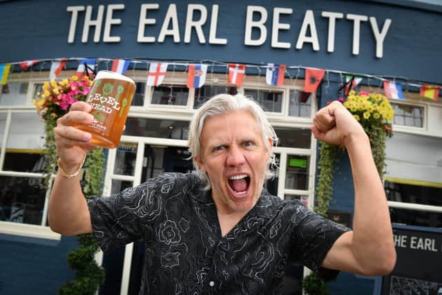 Former professional footballer and avid pub lover, Jimmy Bullard, at Greene King pub The Earl Beatty