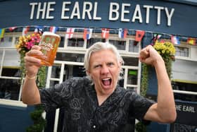 Former professional footballer and avid pub lover, Jimmy Bullard, at Greene King pub The Earl Beatty