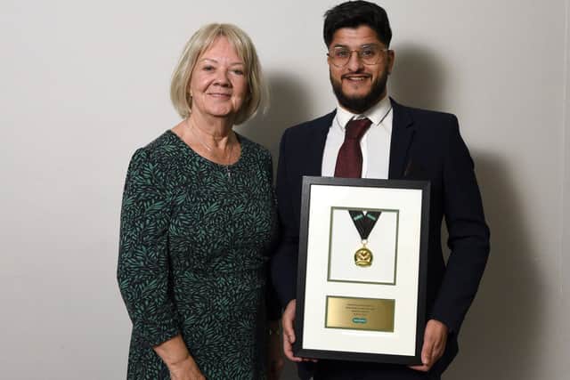 Dame Mary Perkins and Fahim Patel, Specsavers