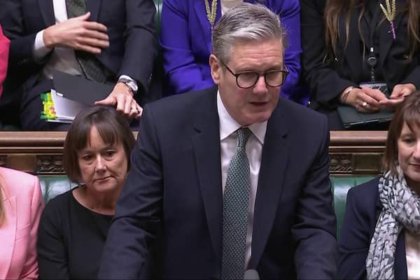 Sir Keir Starmer speaks at Prime Minister’s Questions.